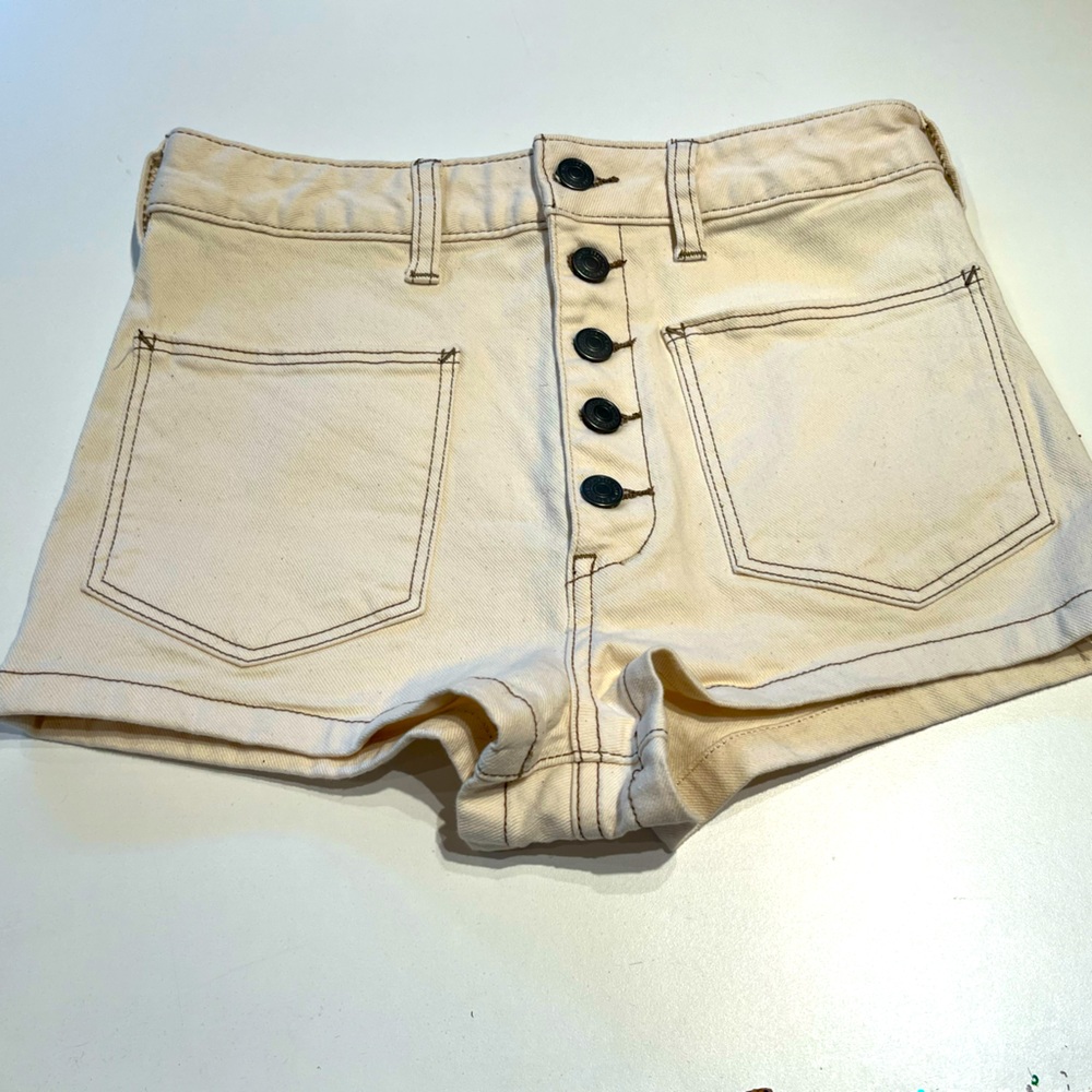 We The Free button up shorts